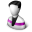 User Purple Icon 32x32 png